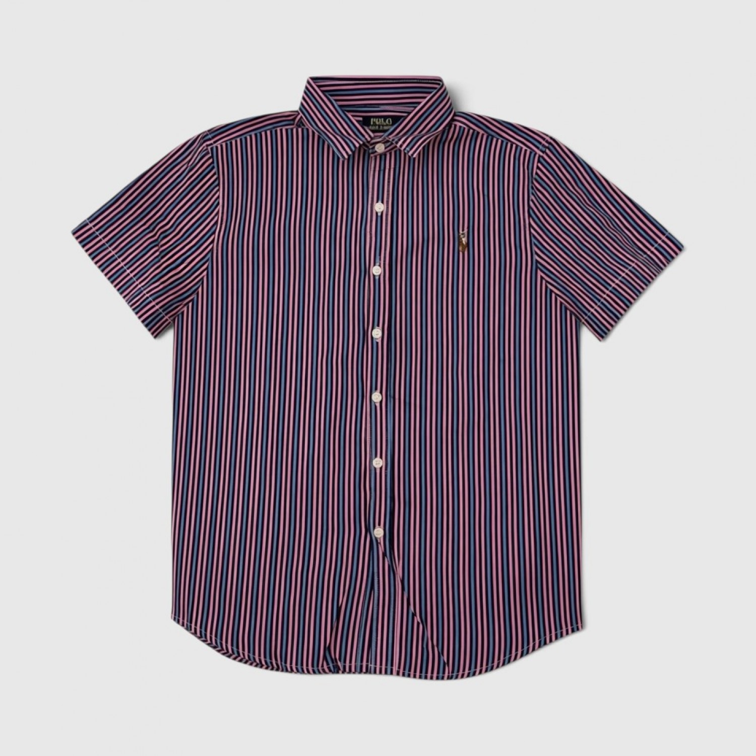 Polo Ralph Lauren Ριγέ Πουκάμισο Κοντομάνικο / Pre-Owned